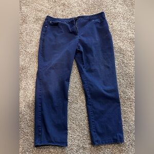 Norm Thompson Women's Navy blue Chinos‎ 16P